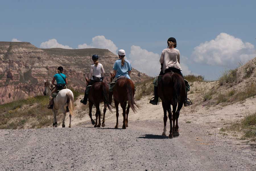 Horseback riding in Cappadocia