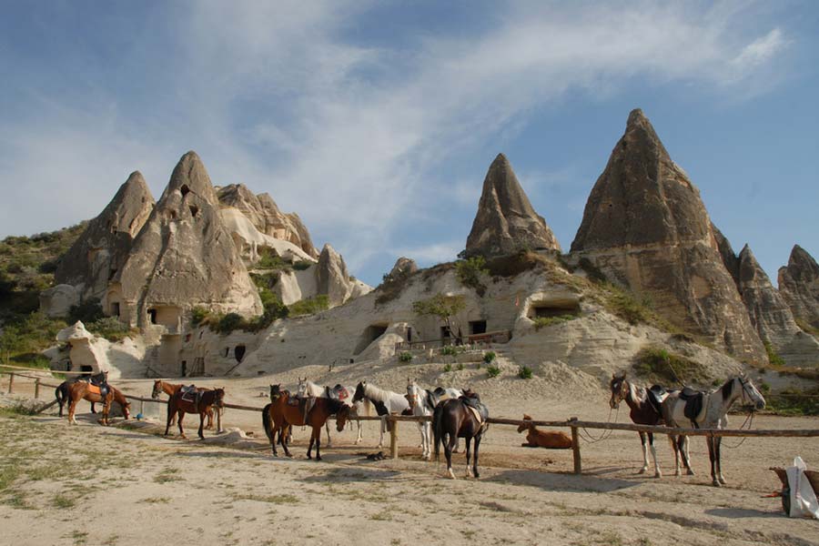 Horseriding ranch near Goreme Cappadocia